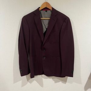 HUGO BOSS LIGHTWEIGHT PURPLE PATTERN BLAZER  36R